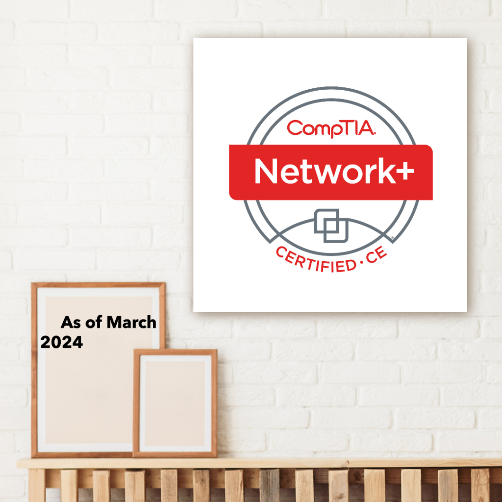 Comptia Network + Badge